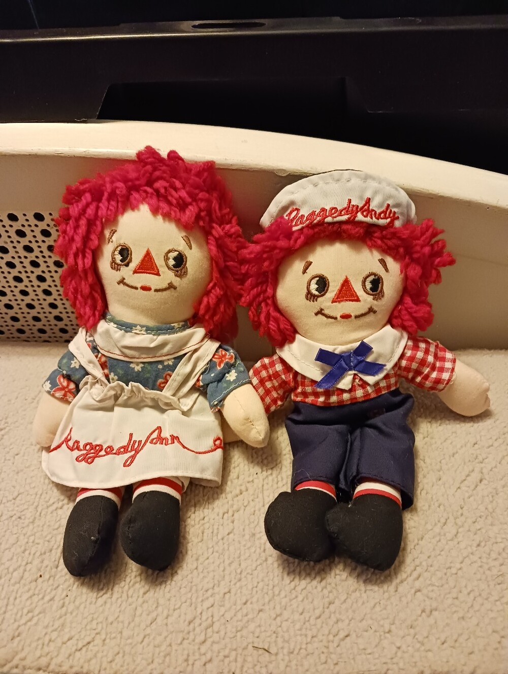 8-inch Raggedy Ann And Andy With Clothing From Applause 1990s